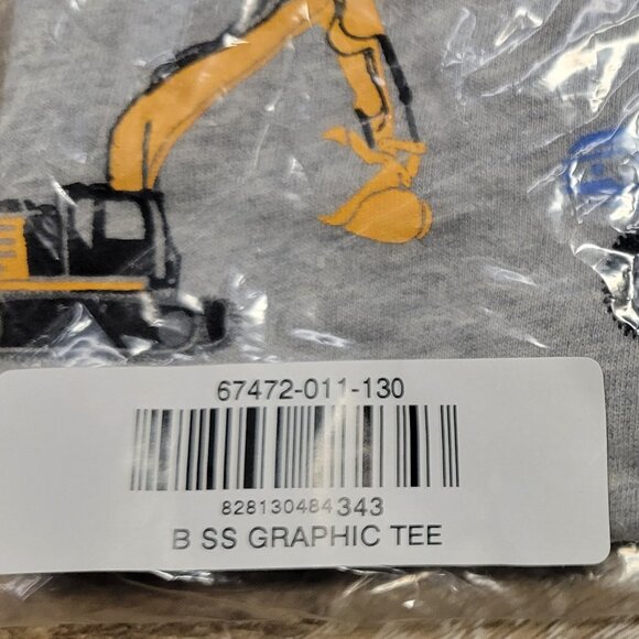 HANNA ANDERSSON Short Sleeve Graphic Construction Tee Top - 130 (8) - (NEW) - Picture 5 of 7